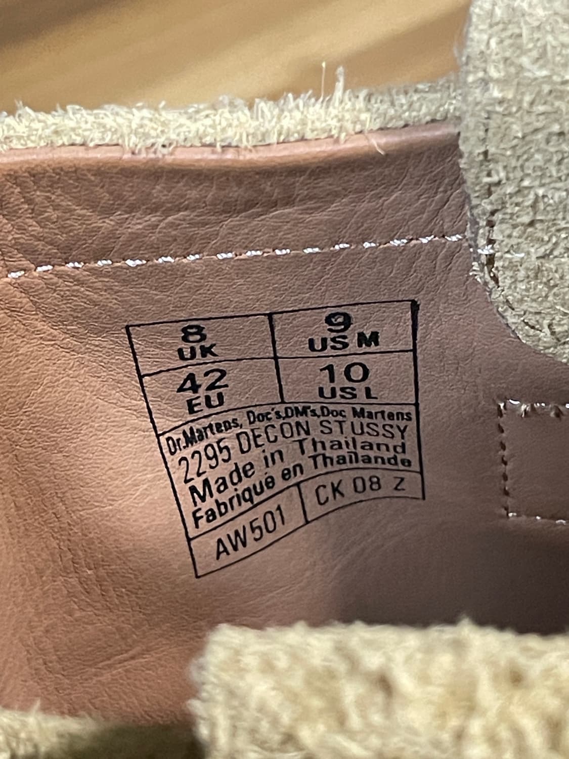 스투시 닥터마틴 2295 데콘 스웨이드 부츠 상품이미지5
