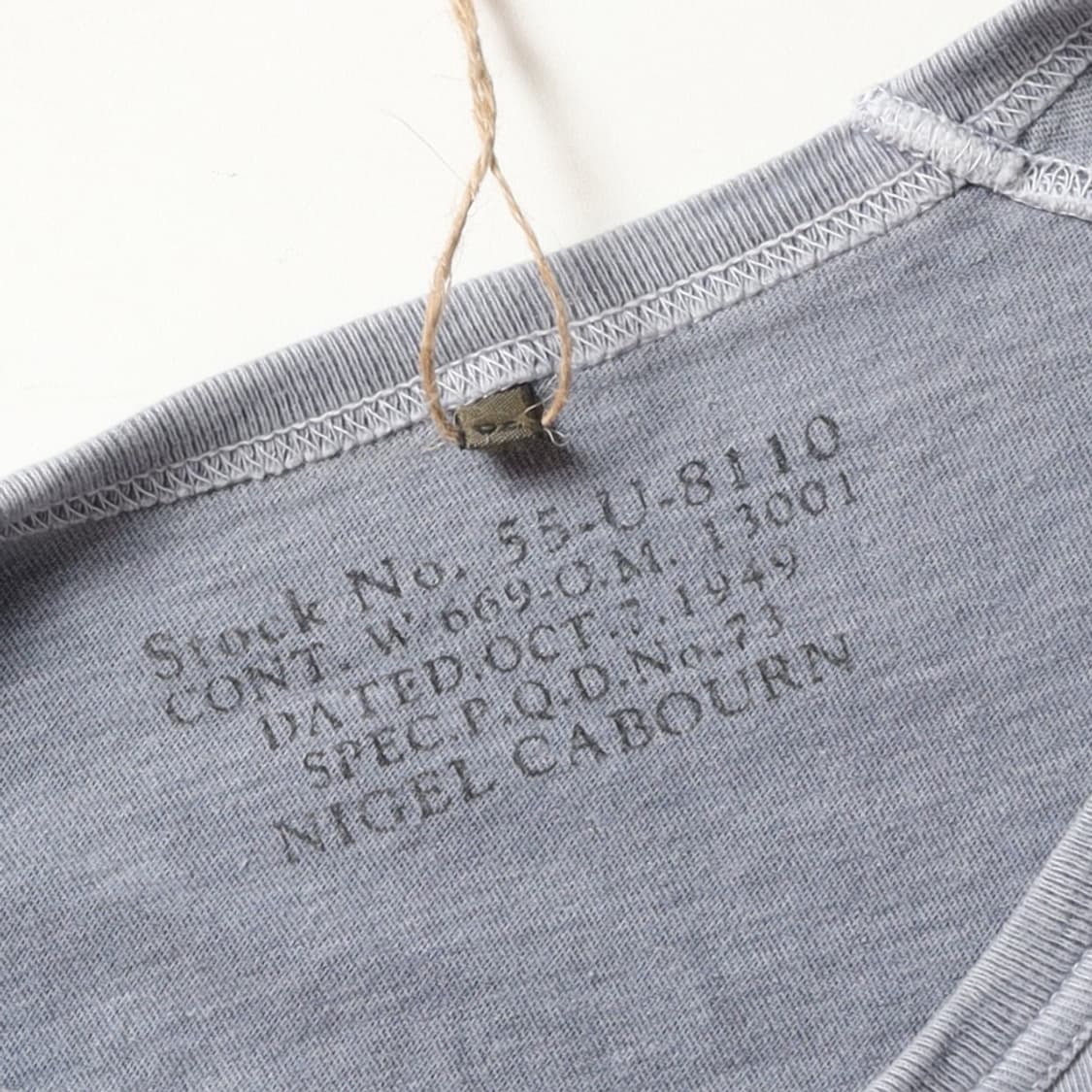 나이젤 카본 Nigel Cabourn Basic T-shirt  상품이미지4