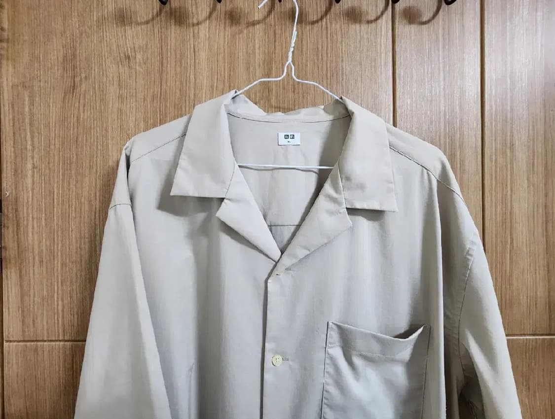 (XL)유니클로 오버핏 포켓 반팔 셔츠 상품이미지2