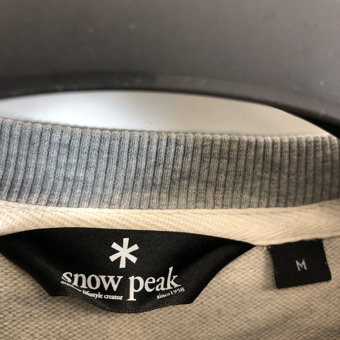 스노우피스 맨투맨 M 그레이 상품이미지5