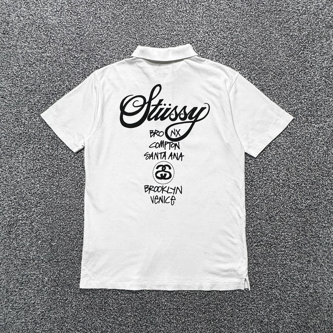 Name : 스투시 월드투어 시그니처로고 PK 반팔 카라티 :)  상품이미지2