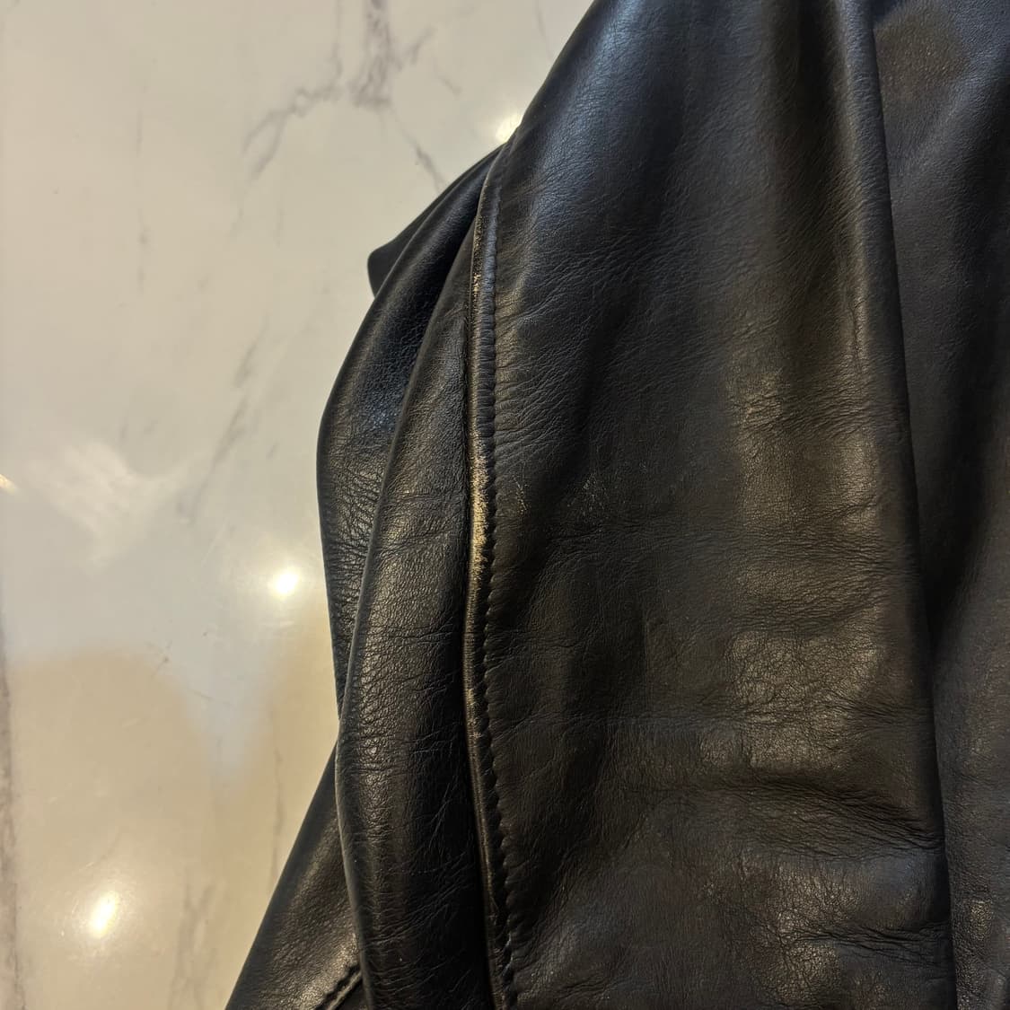 Schott 싱글라이더 레더 자켓 40 내피탈부착 상품이미지7