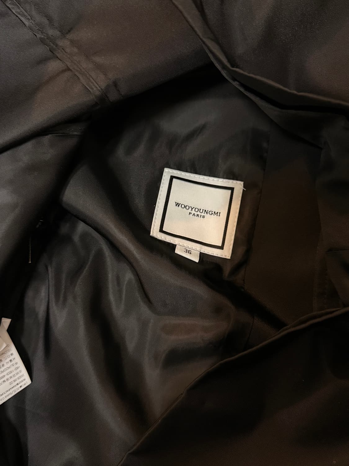 [미착용] 우영미 24SS 싱글 나일론 자켓 36 팝니다! 쿨거래네고 상품이미지5