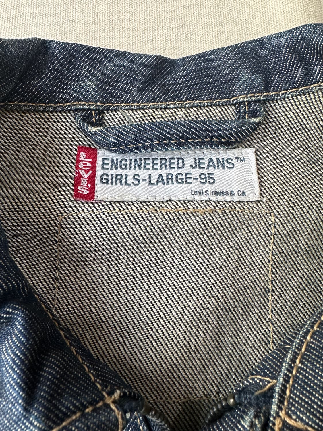 리바이스 엔지니어드진 데님자켓 95 상품이미지5