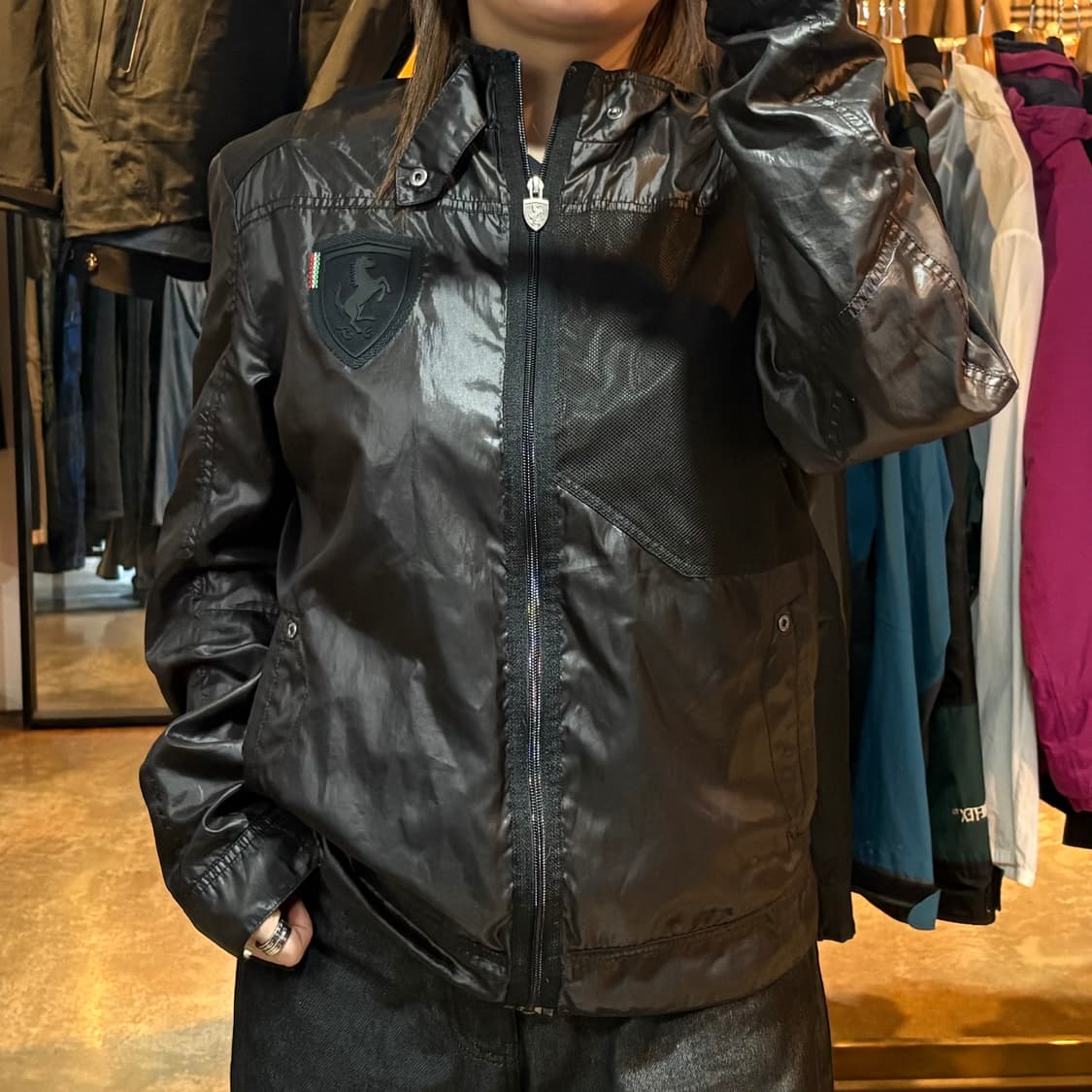 푸마x페라리 블랙 자켓 상품이미지1