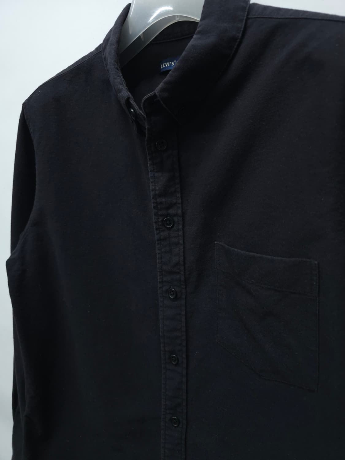 리바이스 메이드앤크래프트 블랙 옥스포드 코튼 셔츠 (66) 상품이미지4