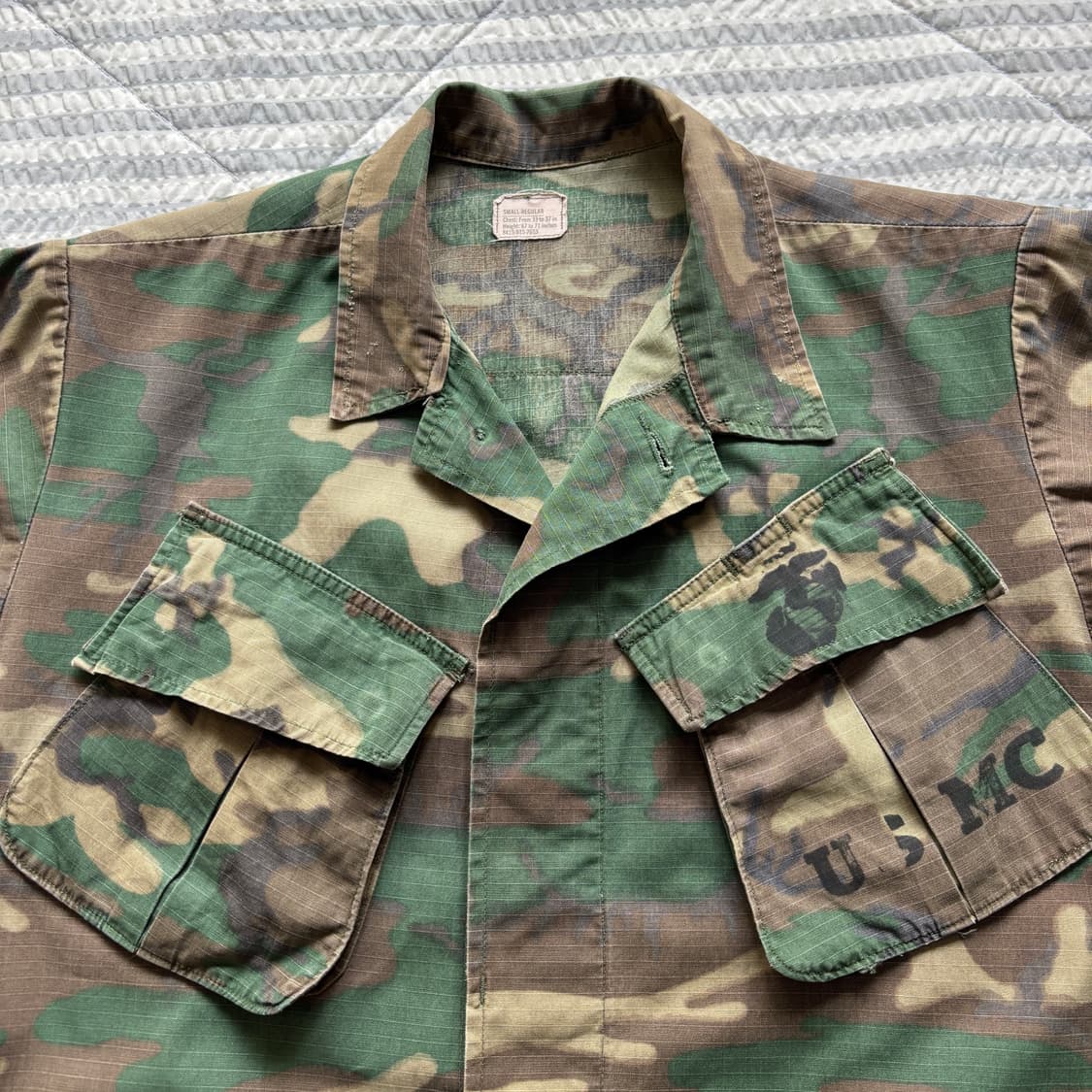 60s 오리지널 ERDL 정글 퍼티그 자켓 S-R 상품이미지6
