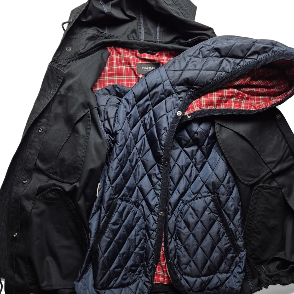 [L] 버버리 블랙라벨 3in1 후드자켓 상품이미지4