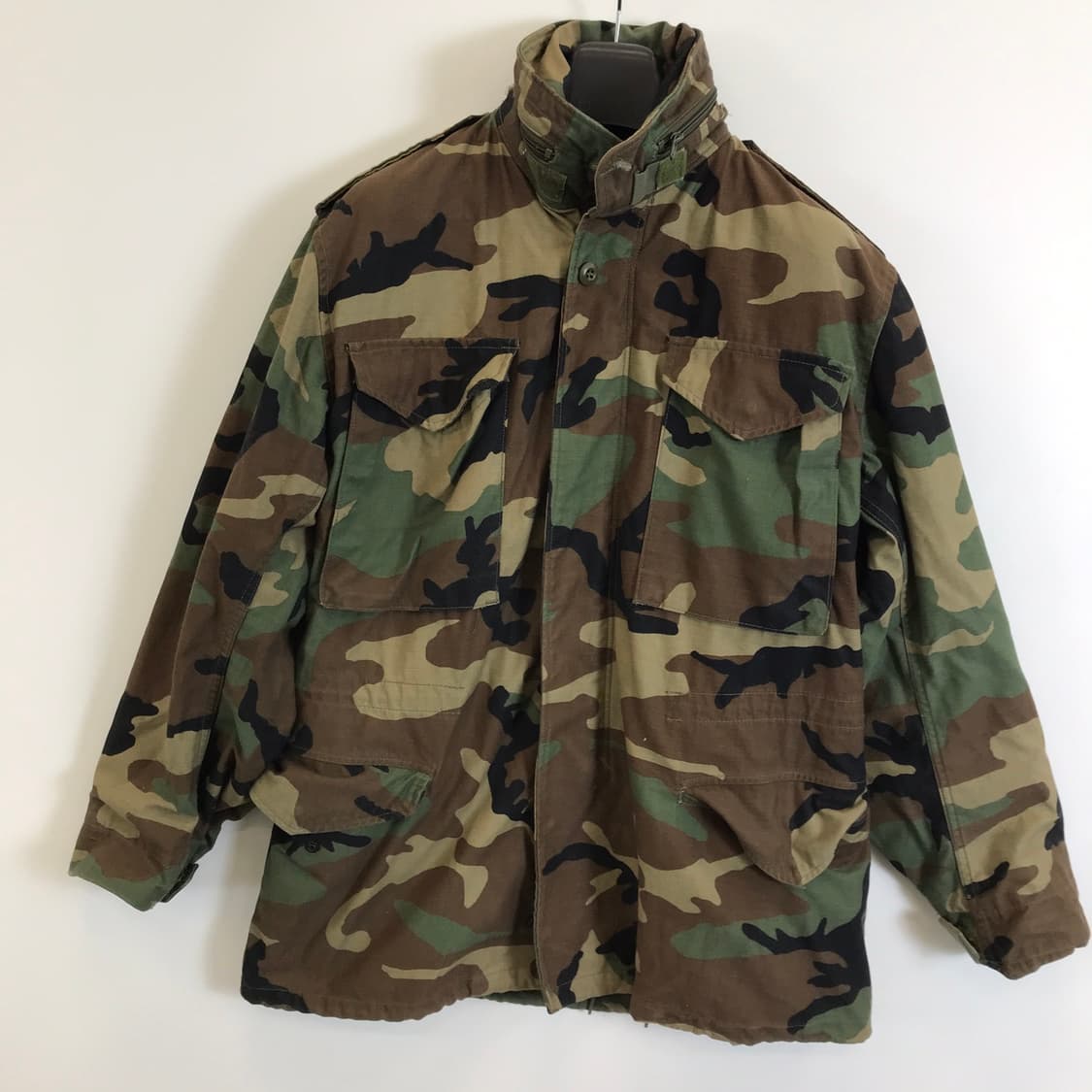미군 우드랜드 카모 M65 필드자켓 [스몰 레귤러] 상품이미지1