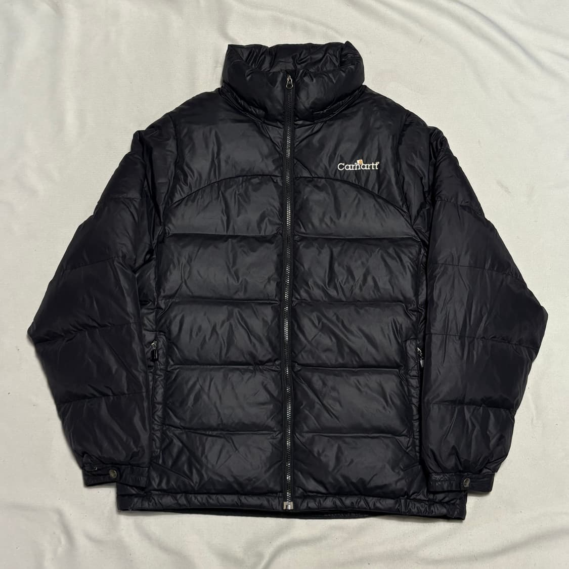 XL 칼하트 WIP 로고 유광 다운 패딩 상품이미지2