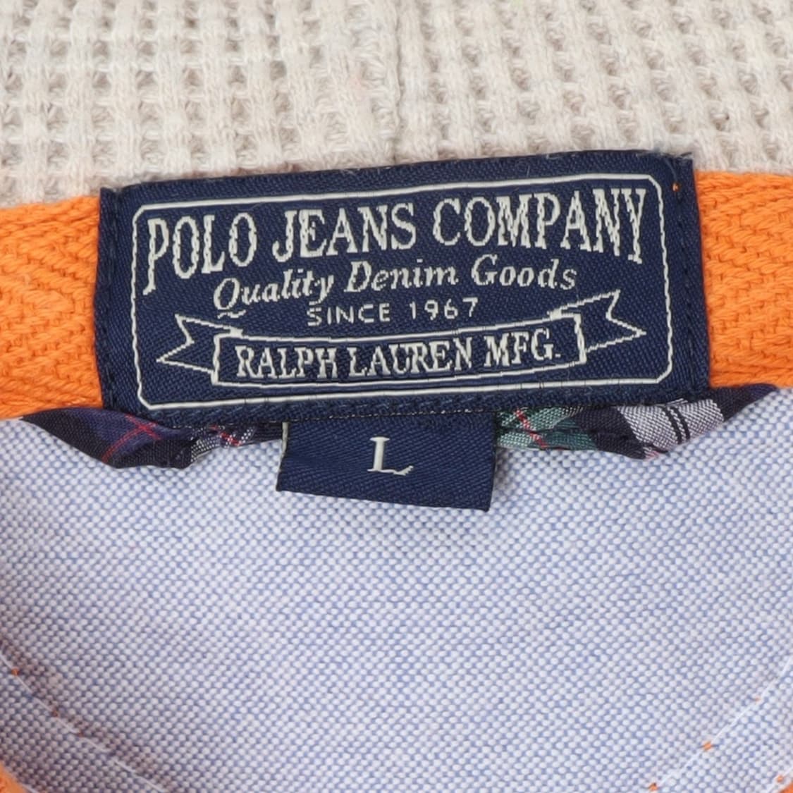 폴로진스 오렌지 rl 쉴드패치 써멀 후드집업 상품이미지8