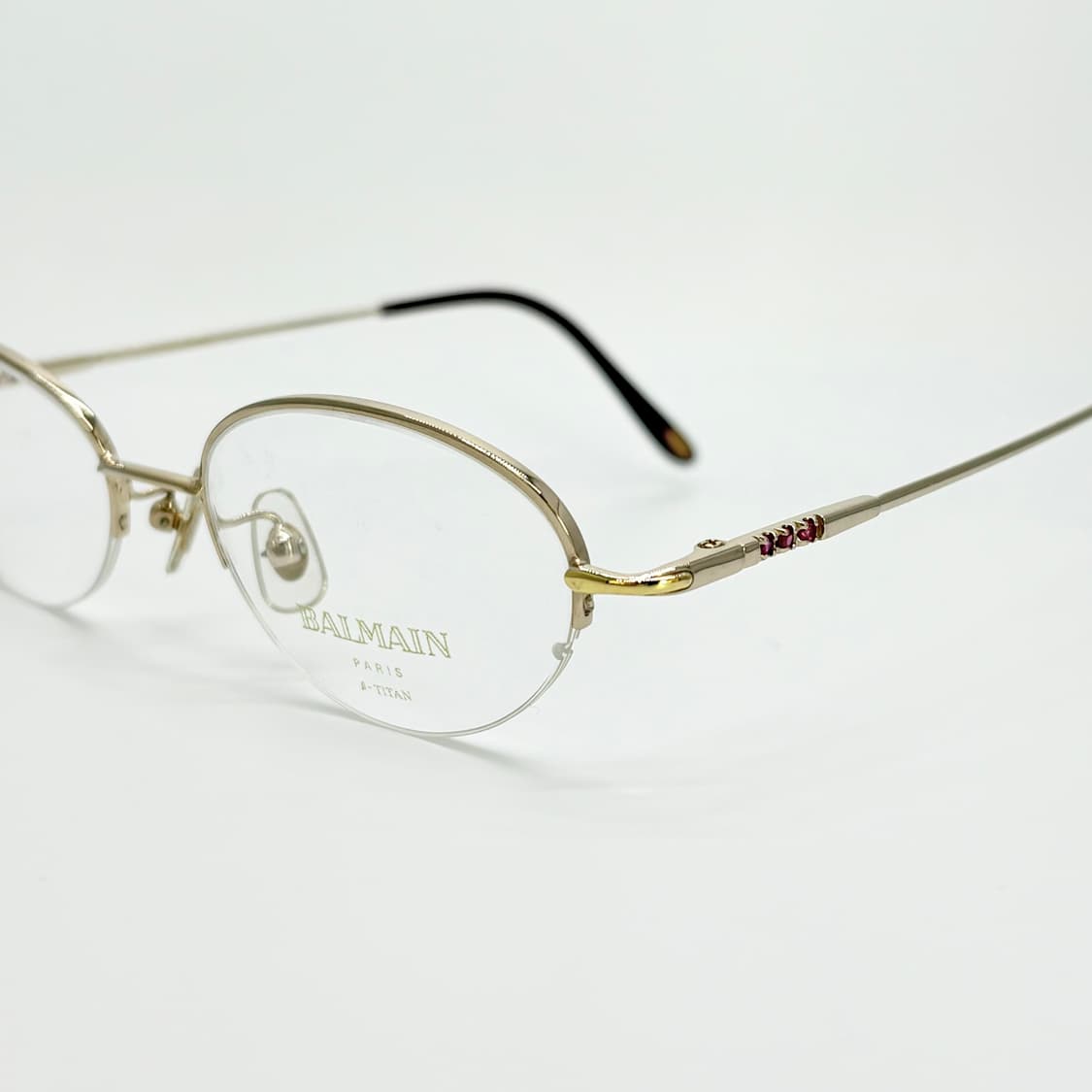 BALMAIN 발망 골드 오벌 반무테 상품이미지4