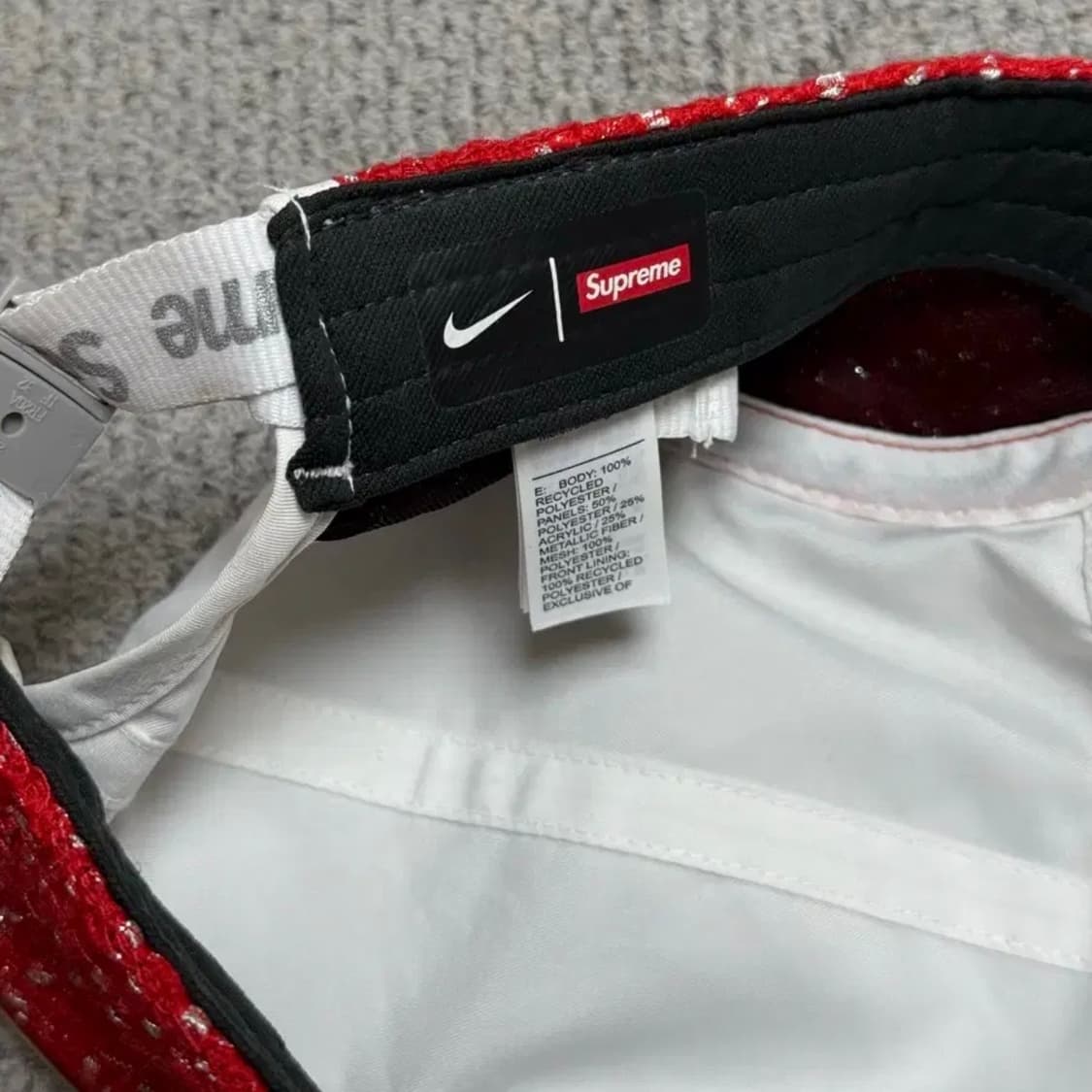 슈프림 나이키 캠프캡 상품이미지3