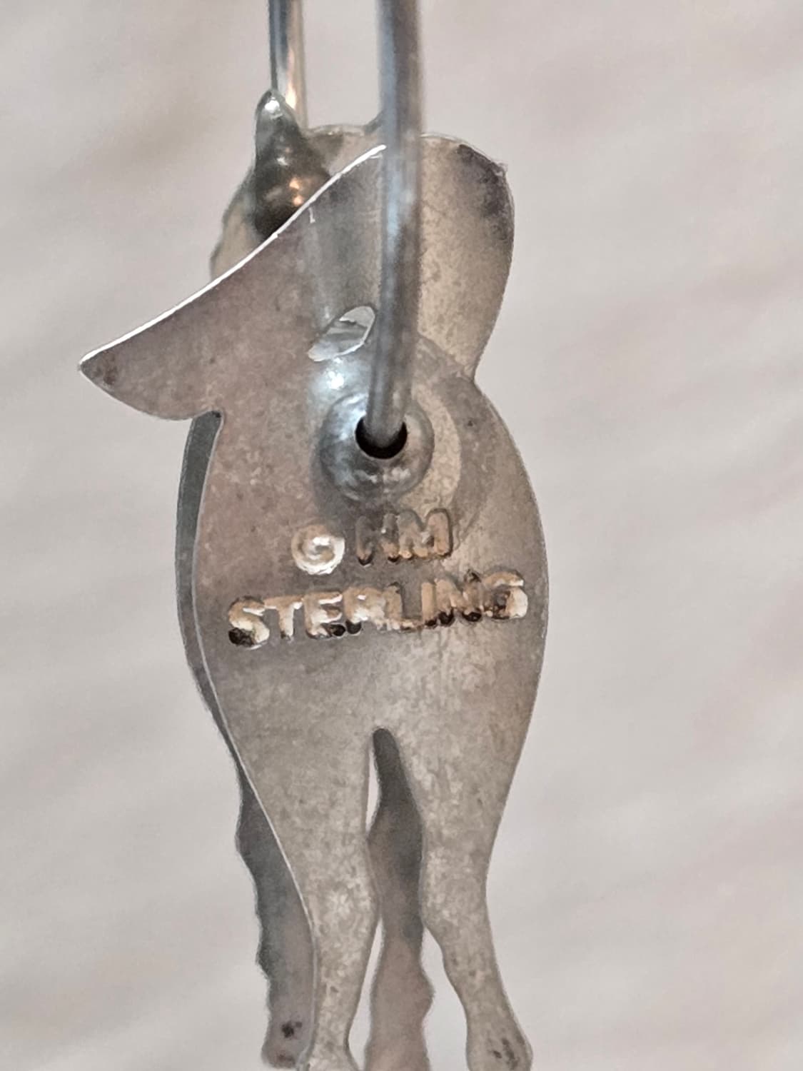 vintage sterling horse earring 상품이미지2