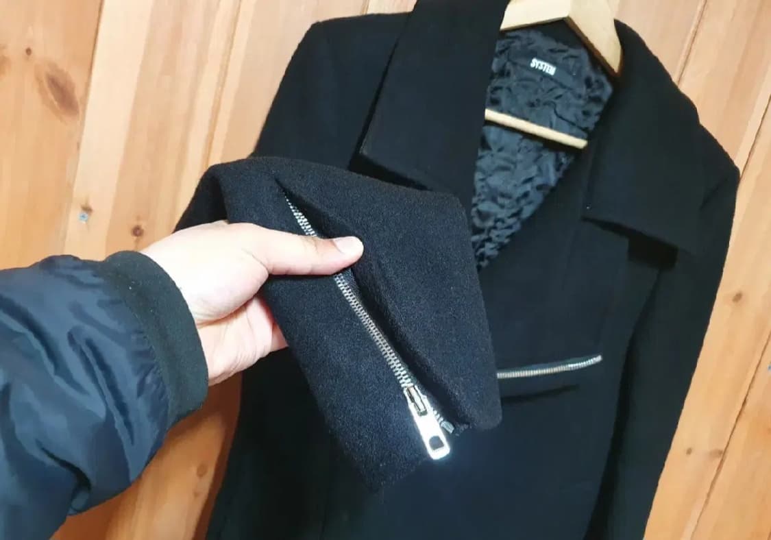 시스템옴므 슬림95 집업 반코트 자켓 울 캐시미어 상품이미지3