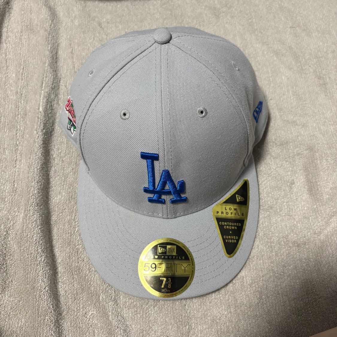 뉴에라 59FIFTY 돌핀 그레이 LA다저스 커브드 캡 모자 상품이미지3