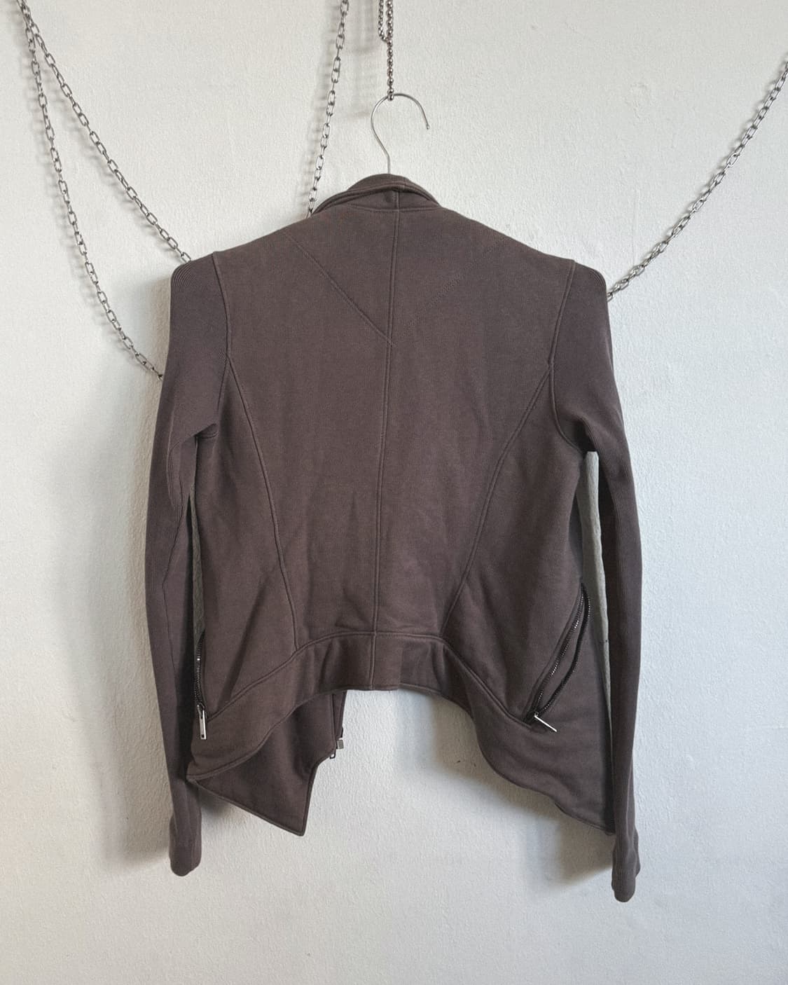 가레스퓨 하이넥 드레이프 코튼 집업 상품이미지6