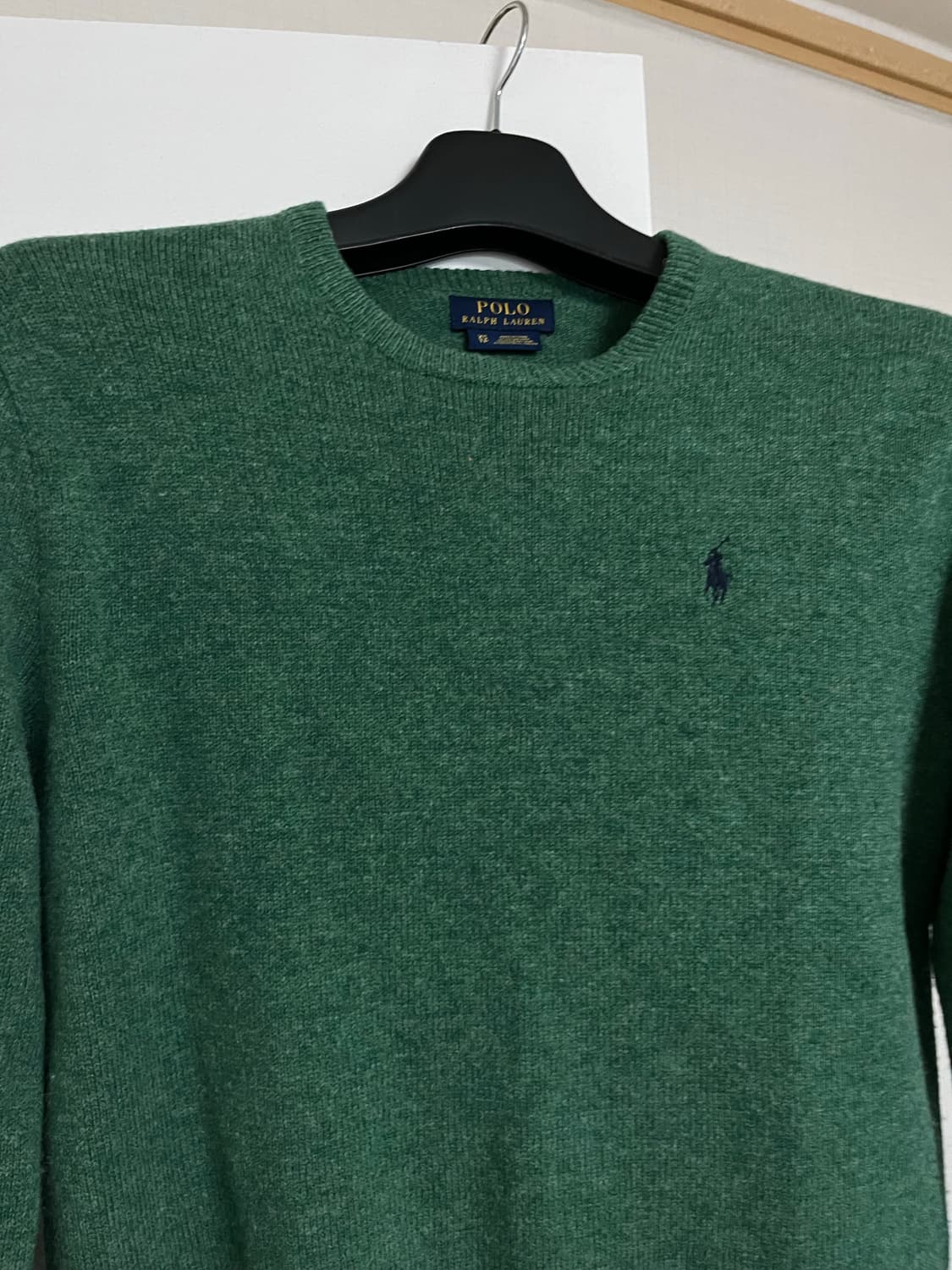 폴로 랄프로렌 그린 울 니트 XS 상품이미지2
