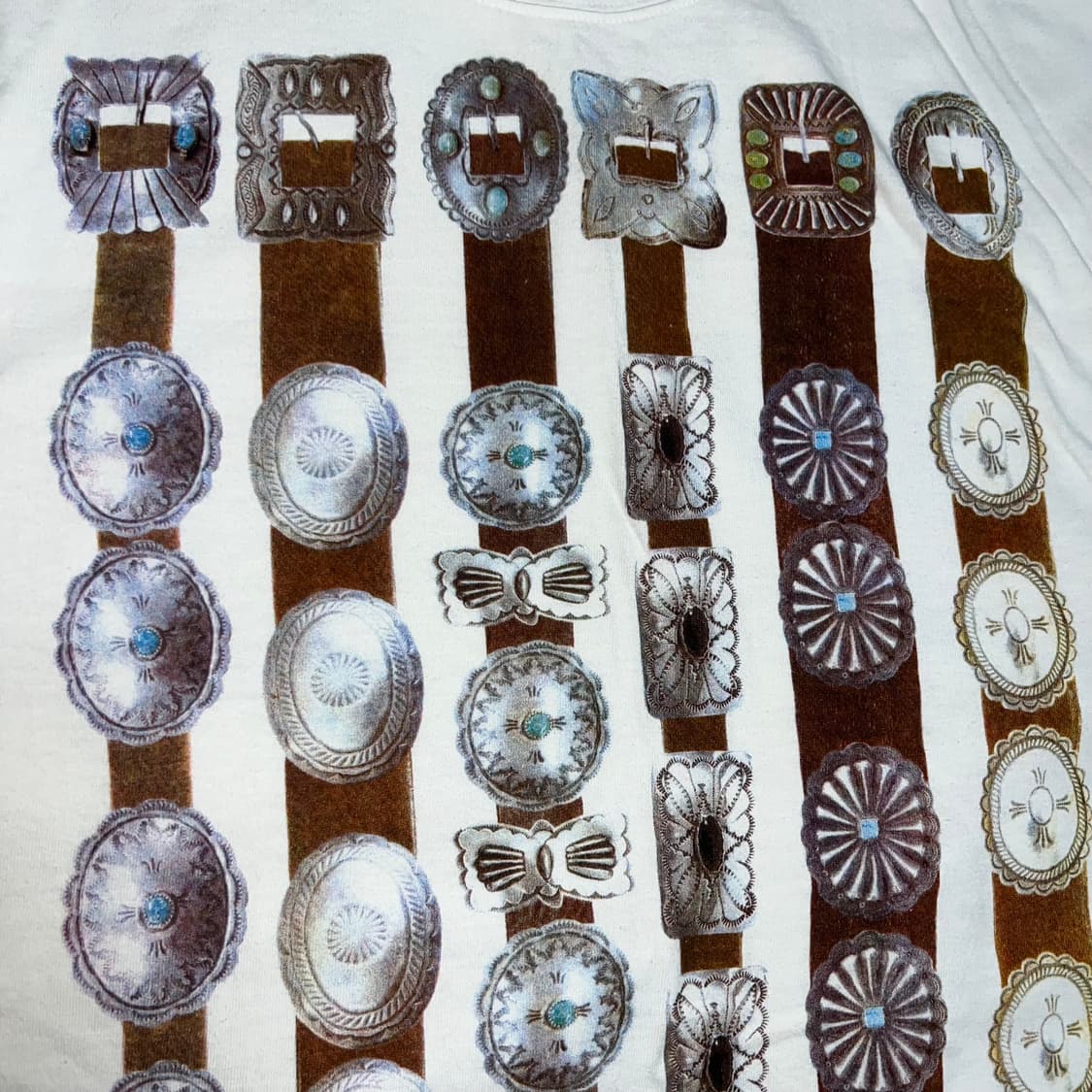 KAPITAL 콘초 벨트 프린트 티셔츠 (XL / Made in Japa 상품이미지2