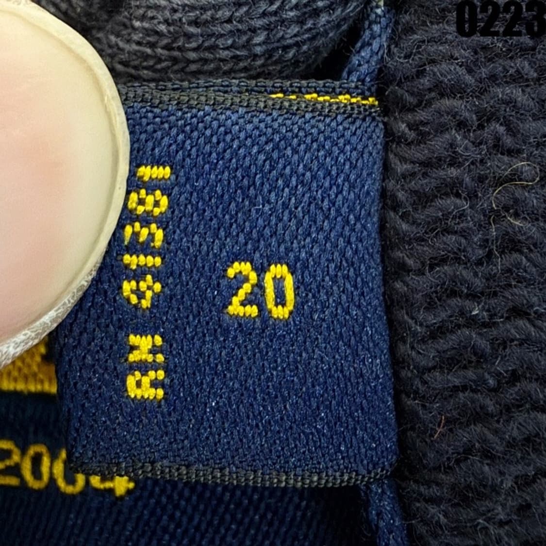 폴로 랄프로렌 RUGBY 라인 코튼 니트 자켓 L 0223 상품이미지7