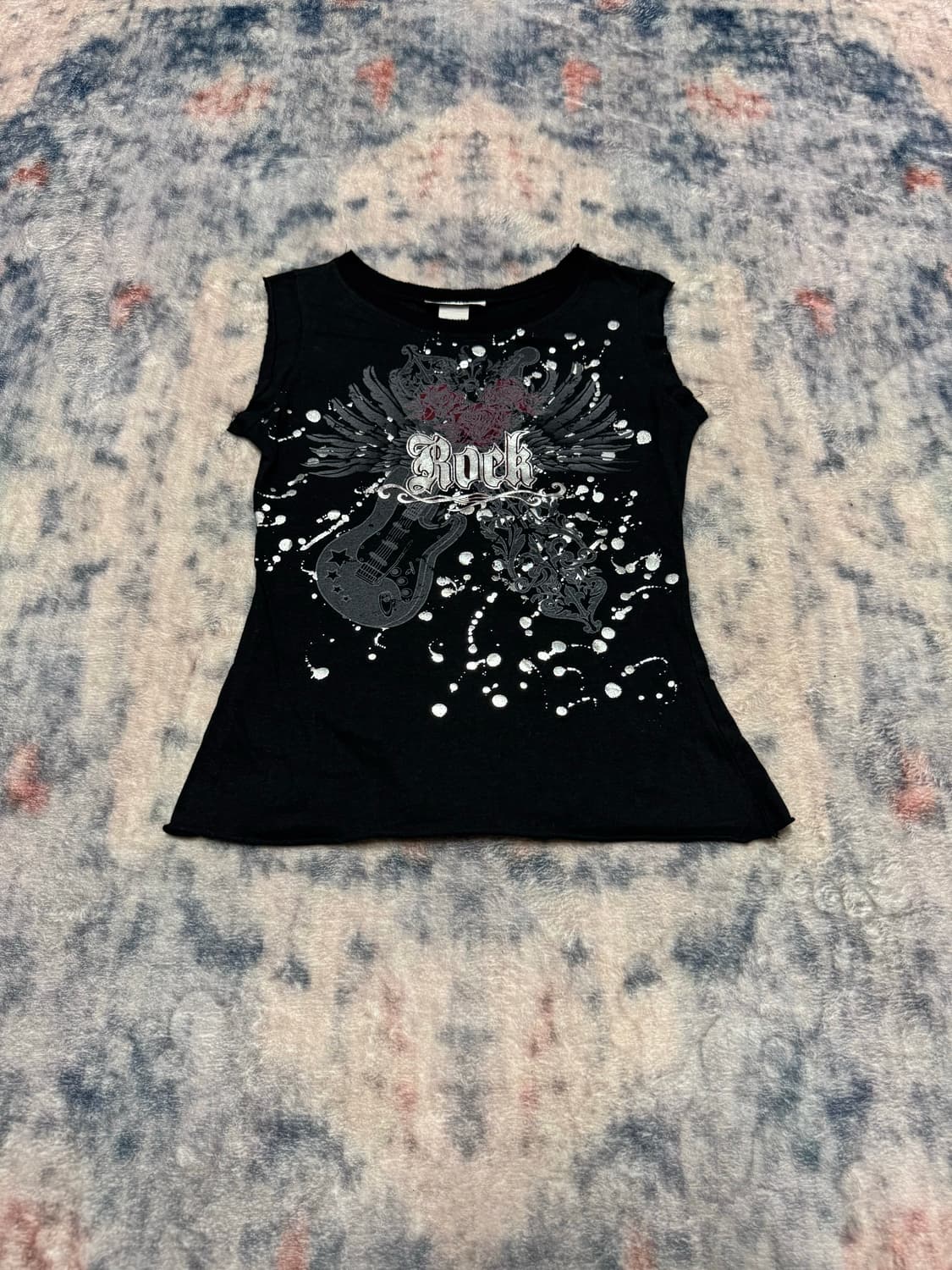 Unknown rock printing sleeveless  상품이미지5
