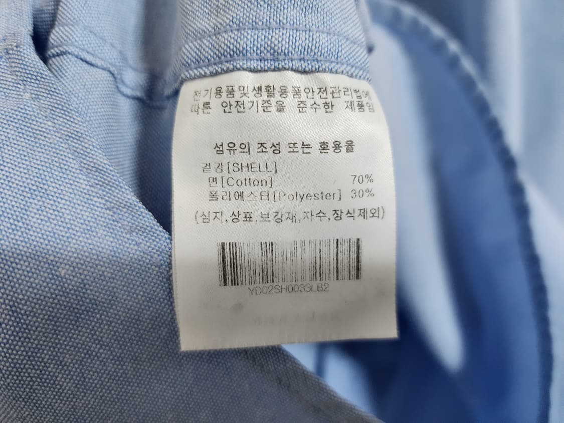 (M)예일 오버핏 옥스포드 반팔 셔츠 상품이미지4
