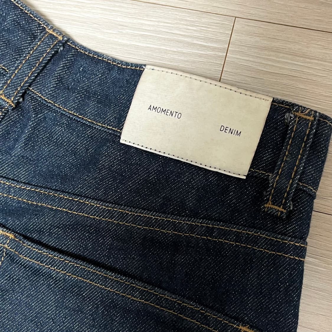 [0] 아모멘토 인디고 스트레이트 데님 상품이미지7