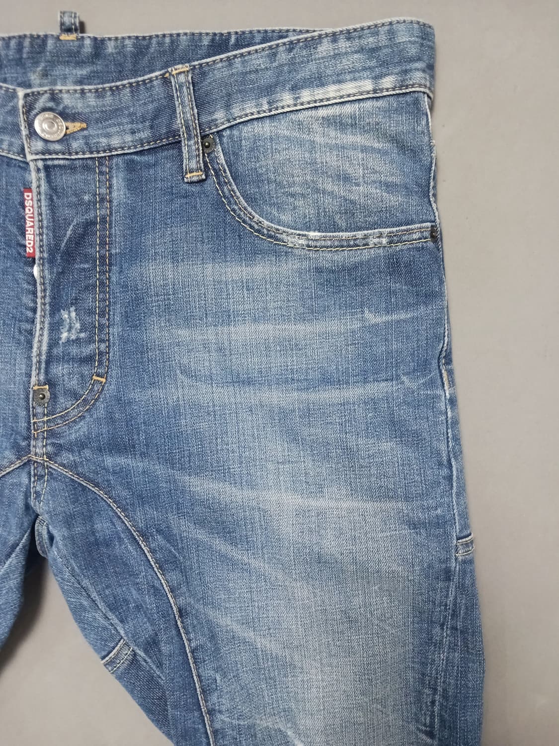 [52] 정품 디스퀘어드2 블루탭 타이디바이커진 청바지 36 37 상품이미지4