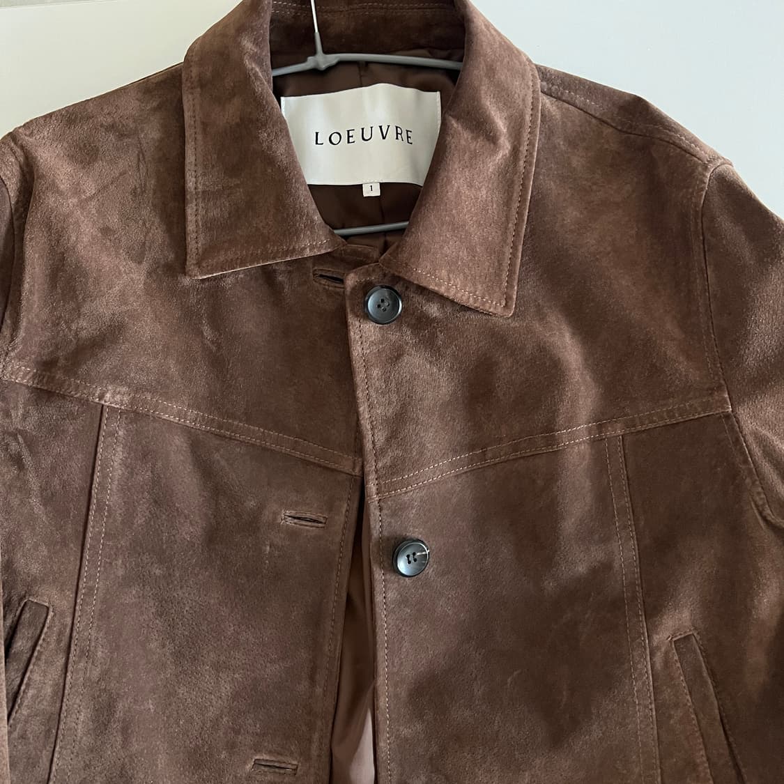 루에브르 리얼레더 스웨이드 자켓 / 리본빛 아우브아워 호와스 드파운드 상품이미지4