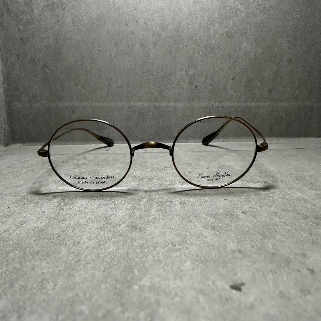가메만넨 73BS 새들노즈 티타늄 안경테 상품이미지2