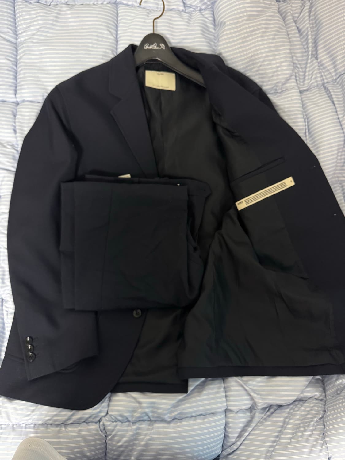 포터리 다크네이비 셋업 사이즈2 판매합니다 상품이미지1