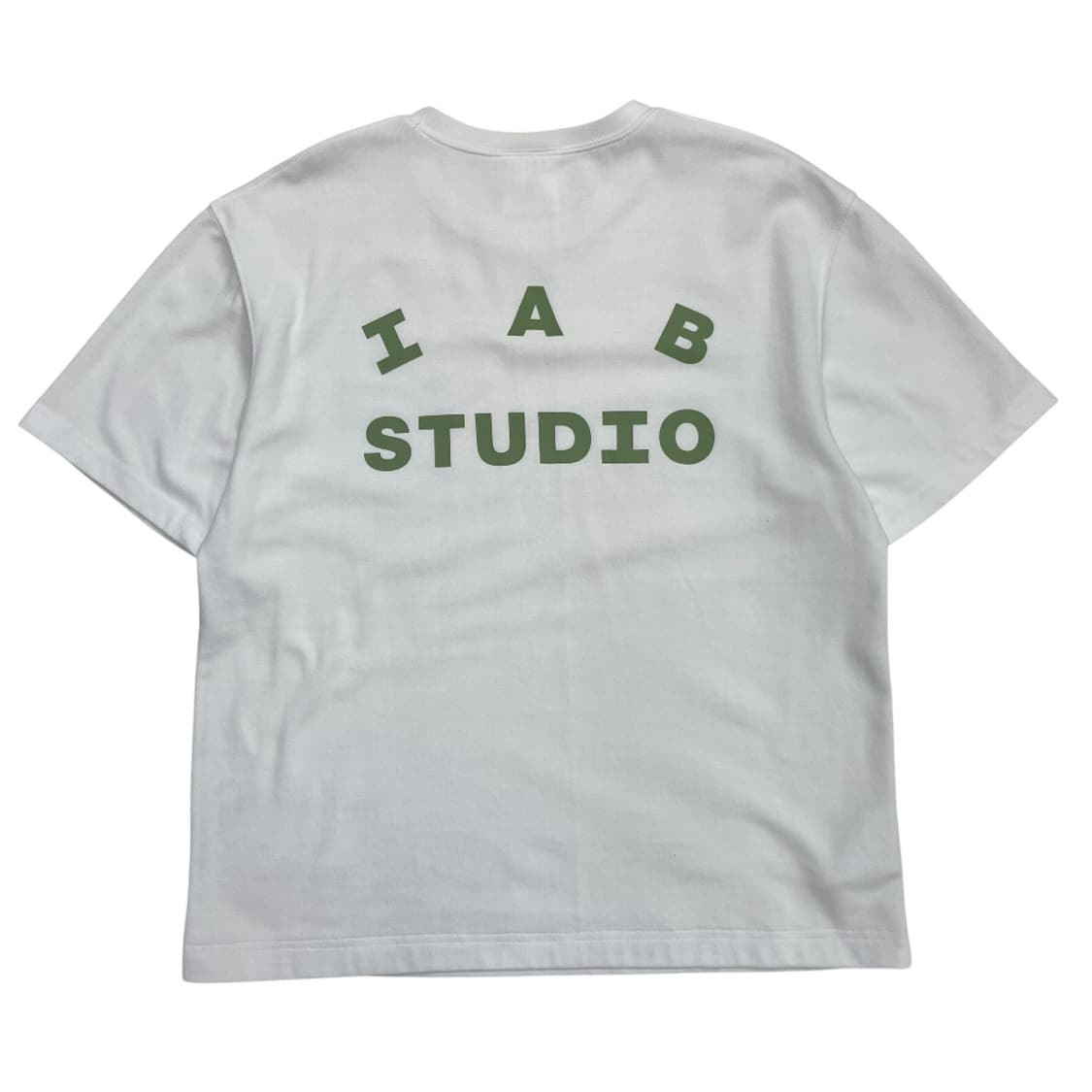 아이앱스튜디오 말차맛 로고 화이트 반팔 L 상품이미지4