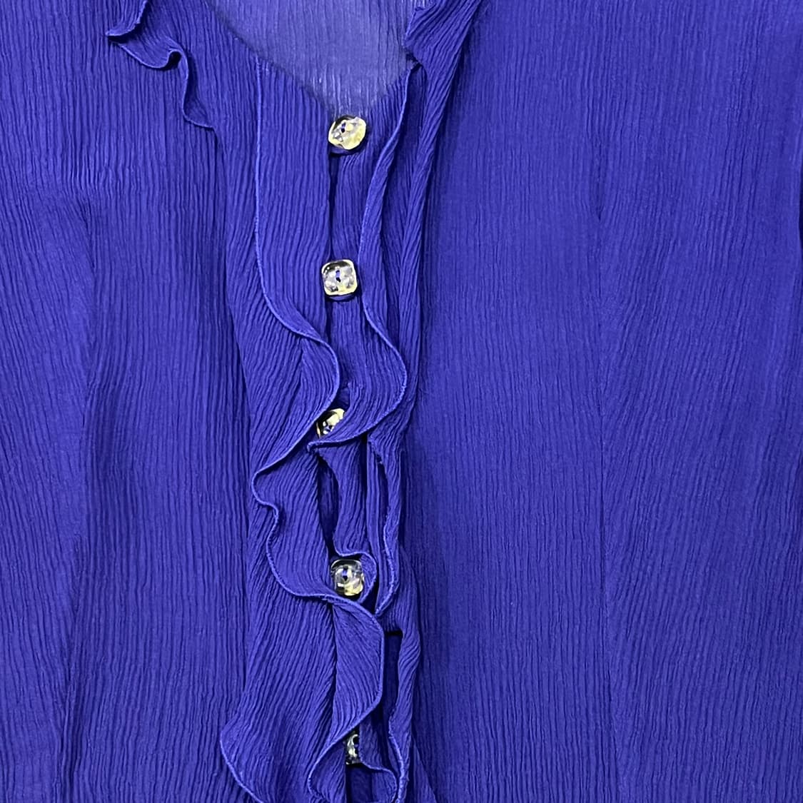  조르지오 아르마니 프릴 실크 블라우스 y15999 상품이미지4