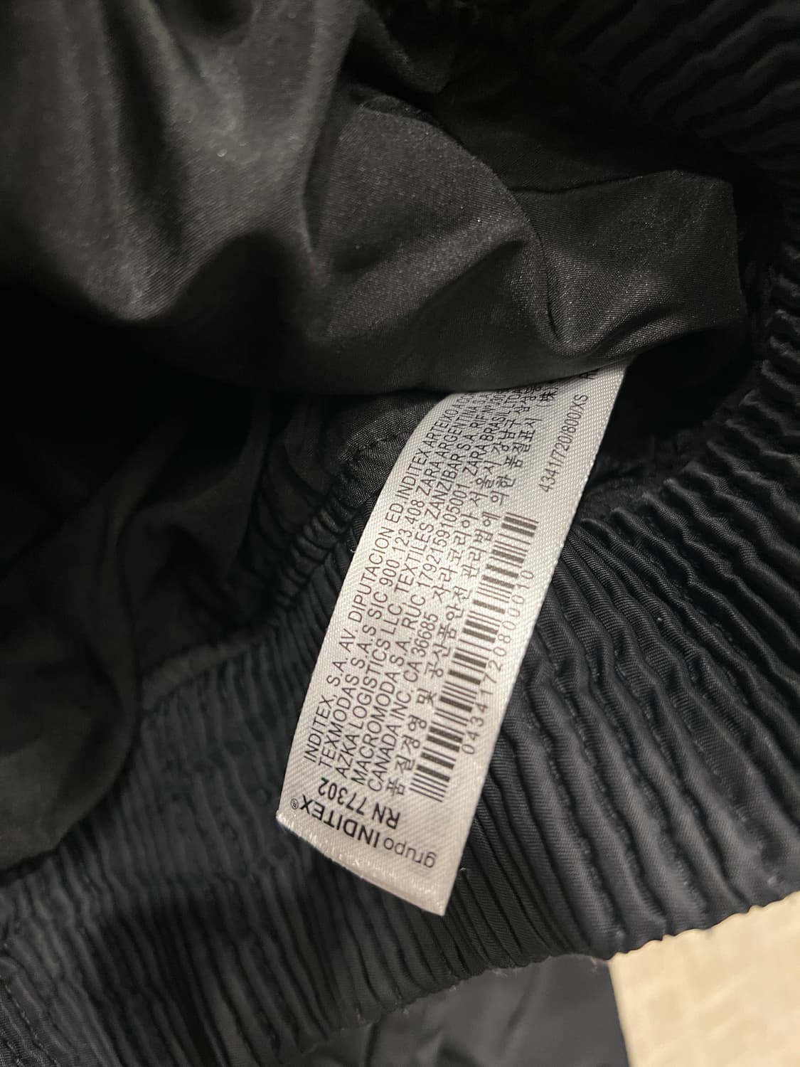 ZARA 자라 크롭 봄버 자켓 블랙 상품이미지4