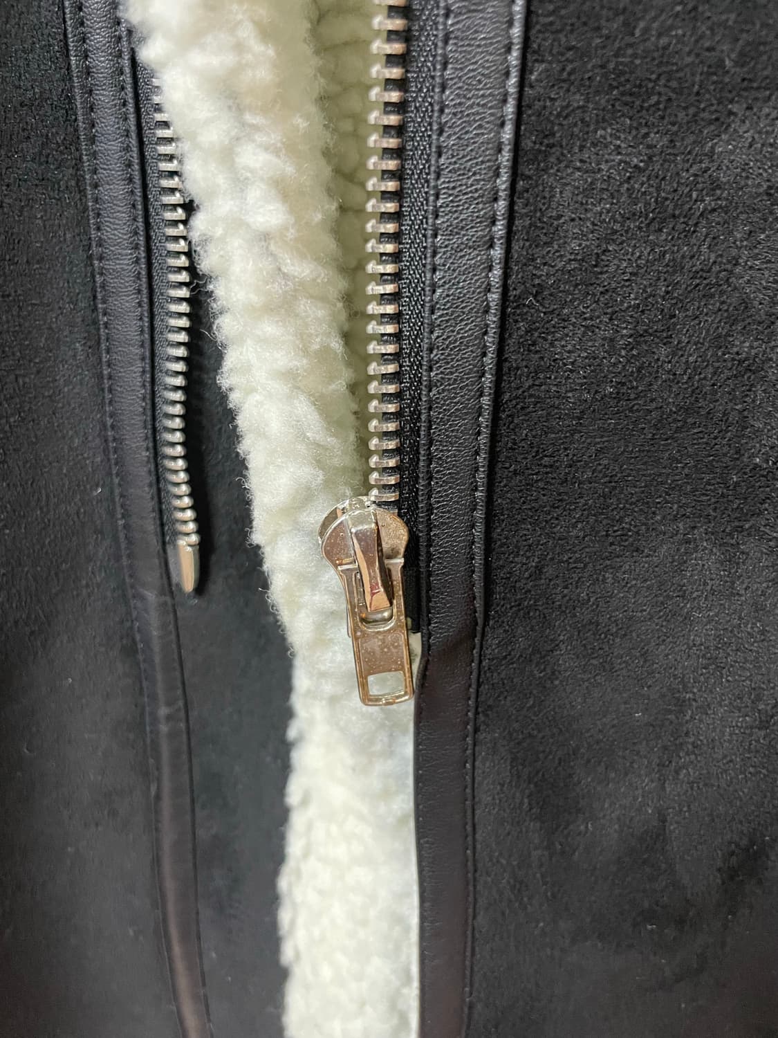 난닝구 스웨이드 롱 무스탕 상품이미지4