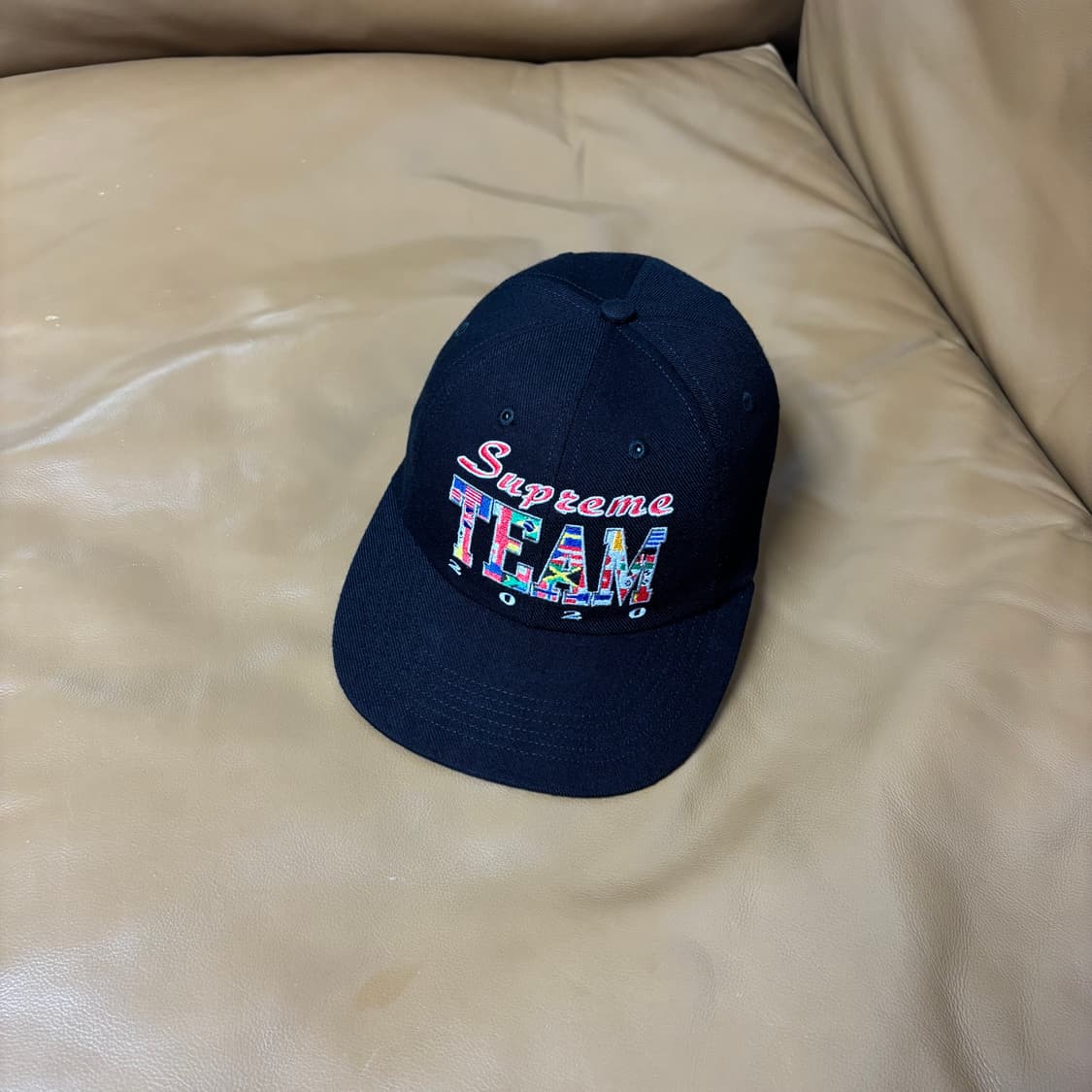Supreme 슈프림 Est1994 블랙 6패널 볼캡 모자 (Black) 상품이미지2