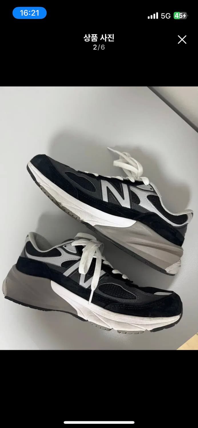 뉴발란스 990v6 블랙 270 상품이미지2