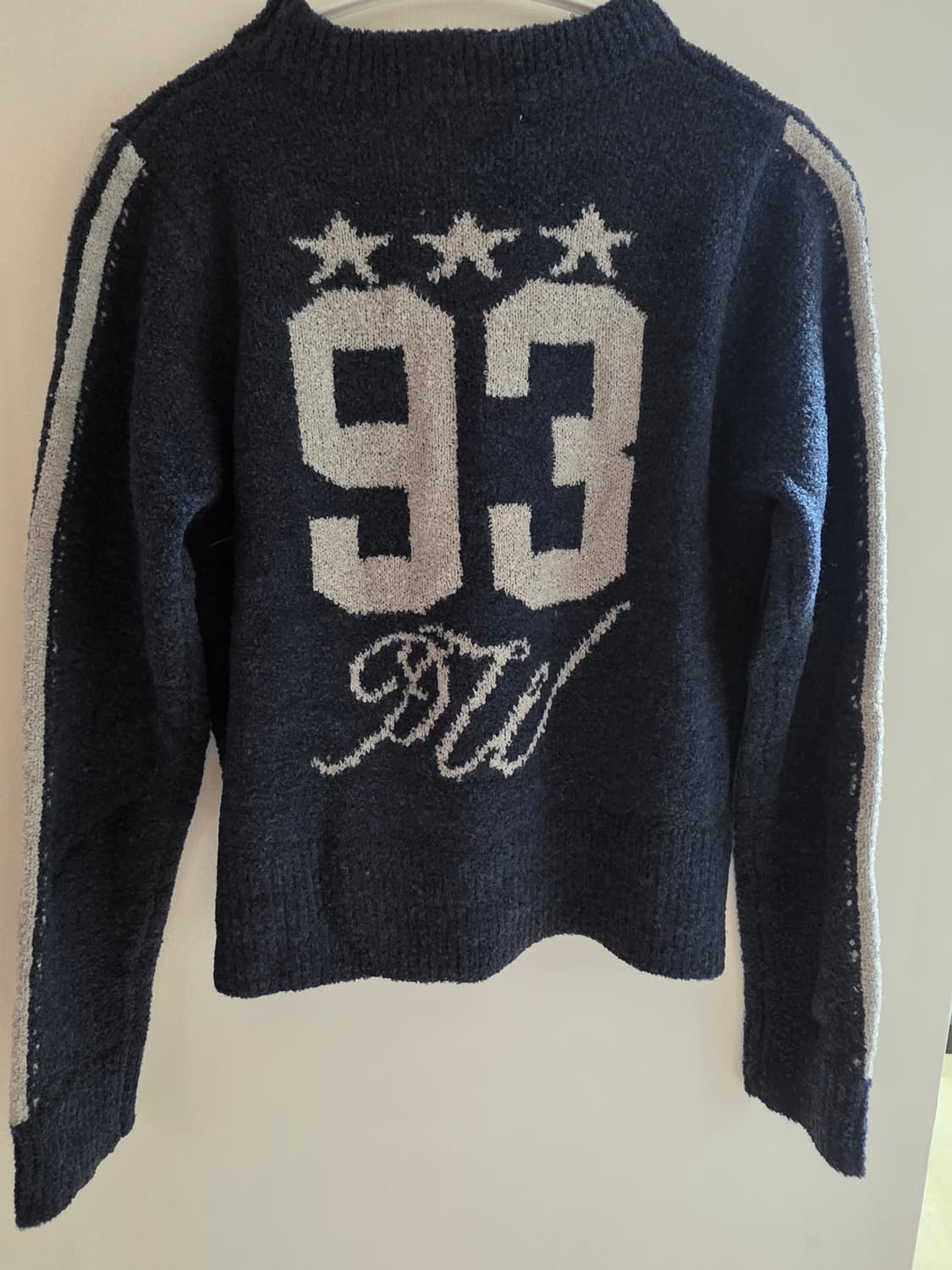 파르티멘토우먼 넘버링 니트 상품이미지3