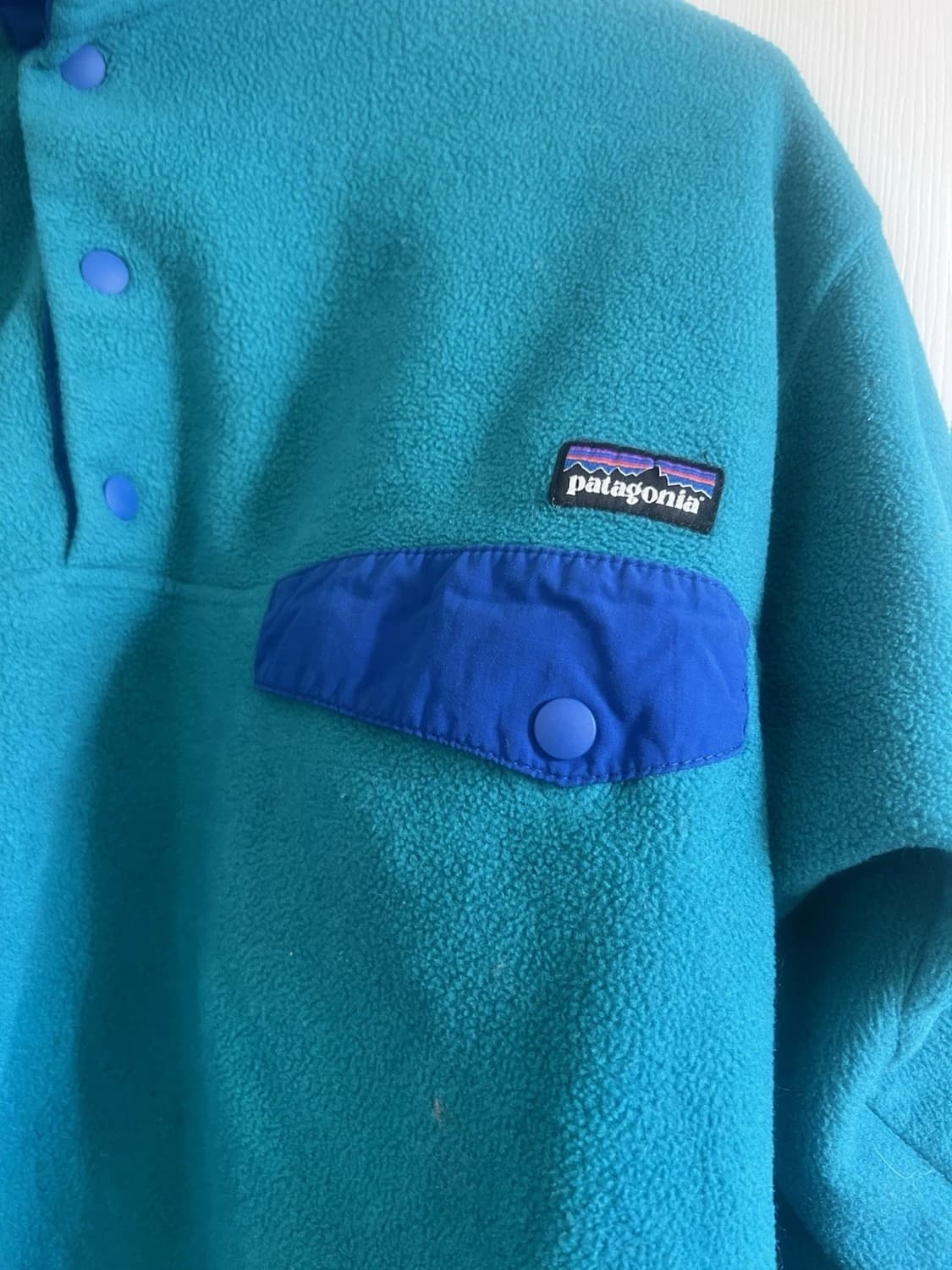 10s 파타고니아 신칠라 스냅-T 민트/블루 니카라과 상품이미지2