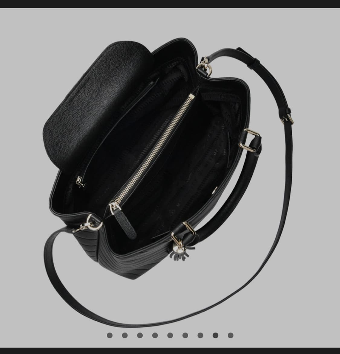 메트로씨티 네오 루체 블랙 V백 토트겸숄더백 상품이미지10