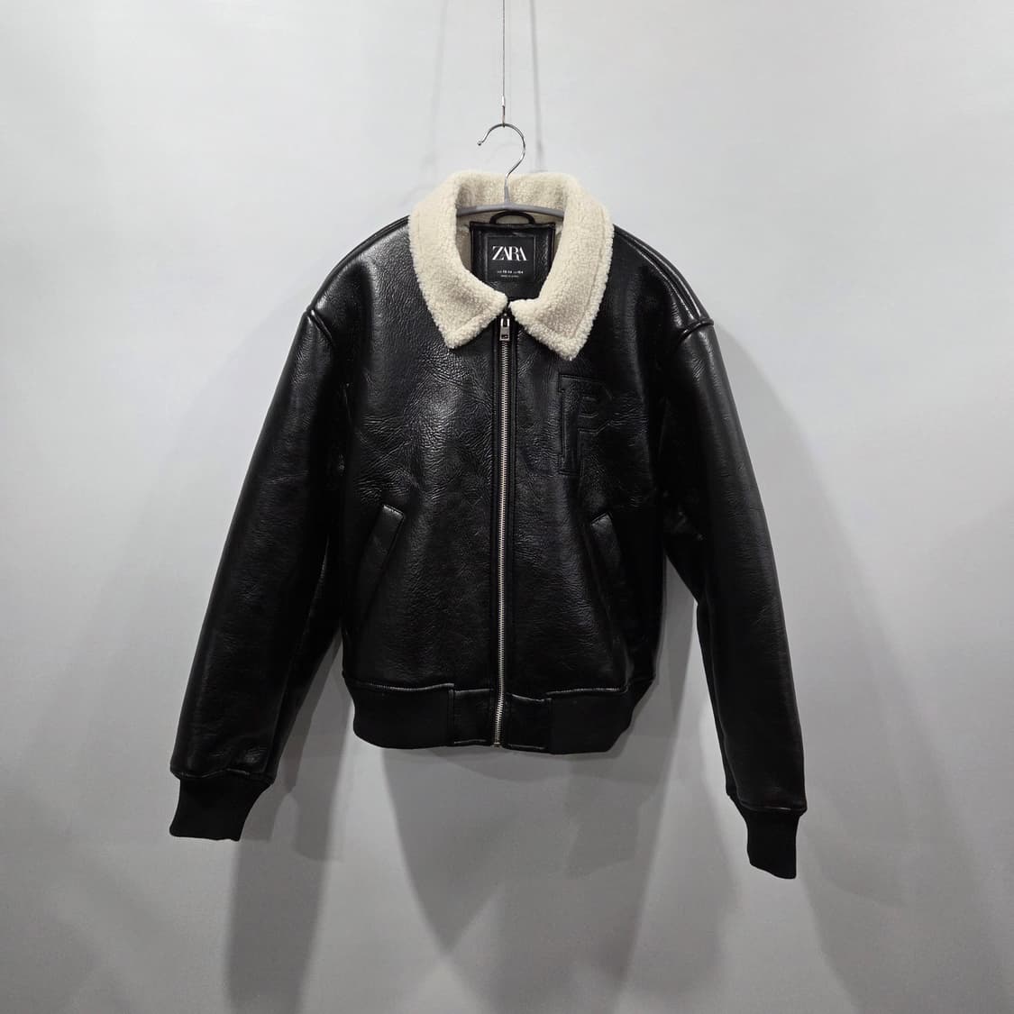 자라 페이크레더 무스탕 13/14 상품이미지1