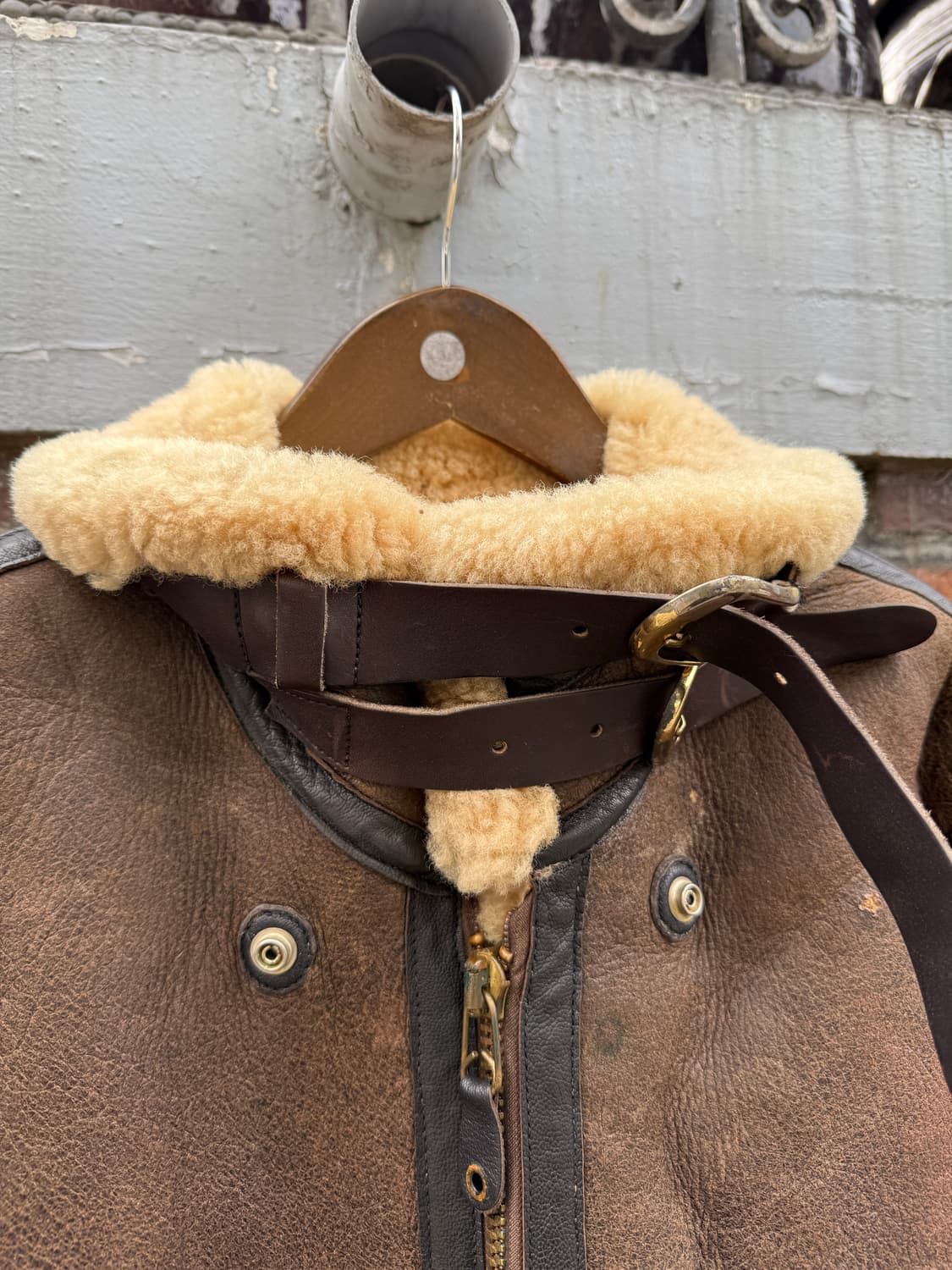 80s 골든베어 b-3 무스탕 40(XL) 상품이미지3