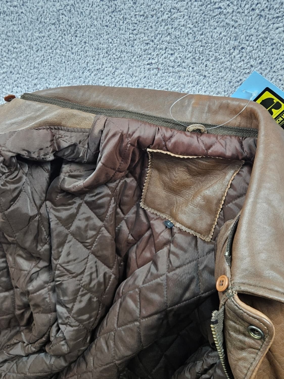 90's SHEEP SKIN A-2 플라이트 자켓 ( L )/ 10654 상품이미지9