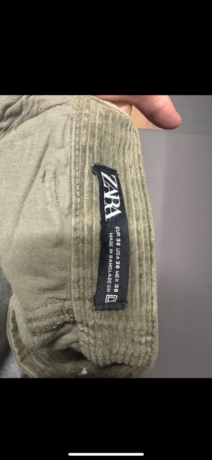 자라 코듀로이 팬츠 상품이미지2