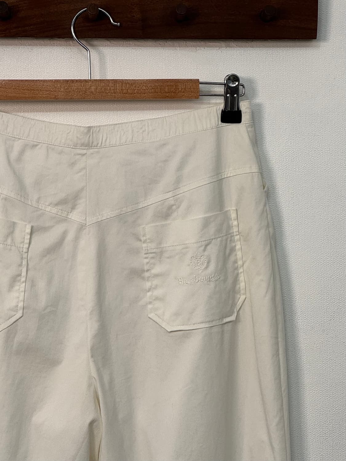 버버리 화이트 팬츠/P13 상품이미지2