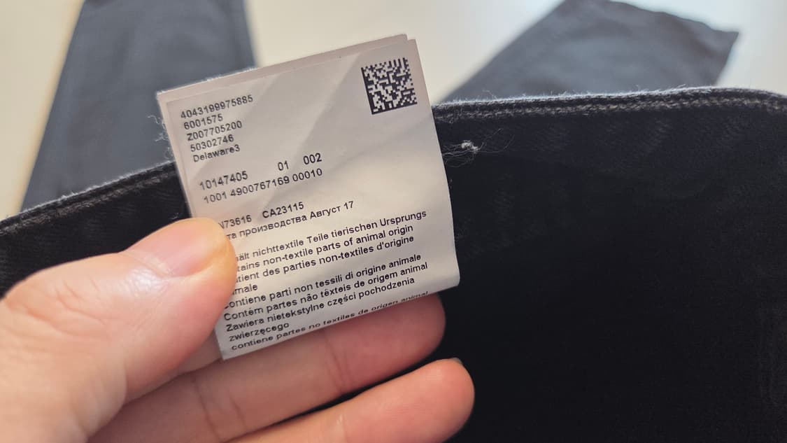 휴고보스 델라웨어 스트레치 블랙진  상품이미지9