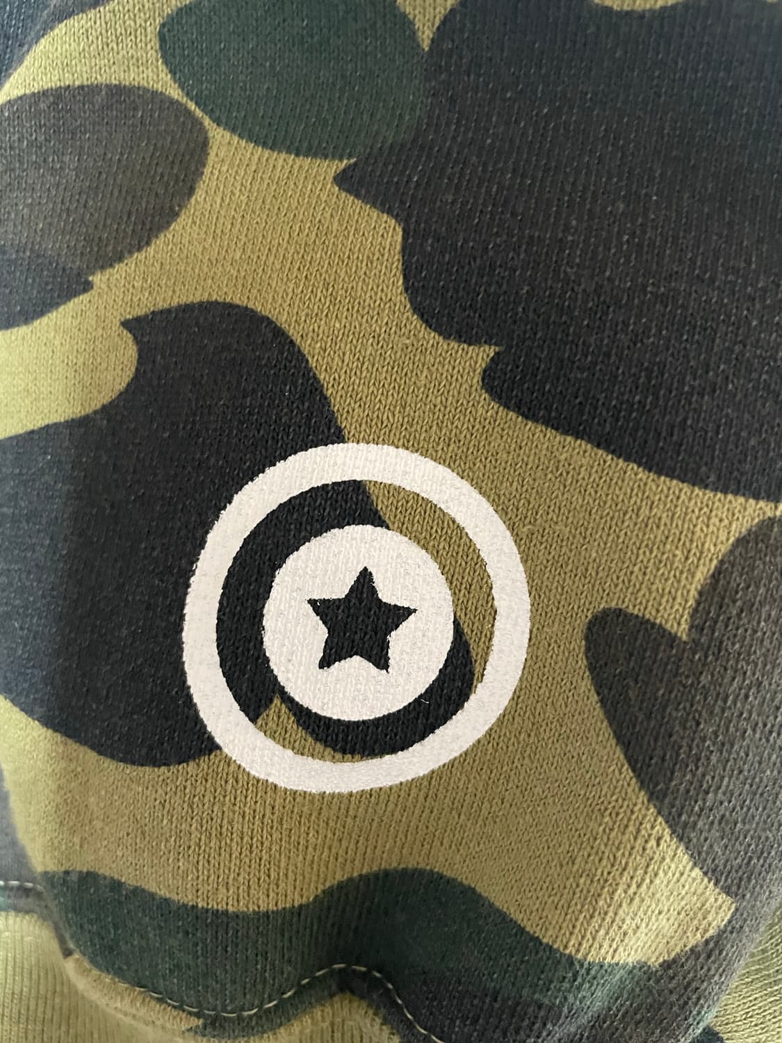 100% 정품 베이프 샤크 후드집업 녹계 XL 상품이미지6