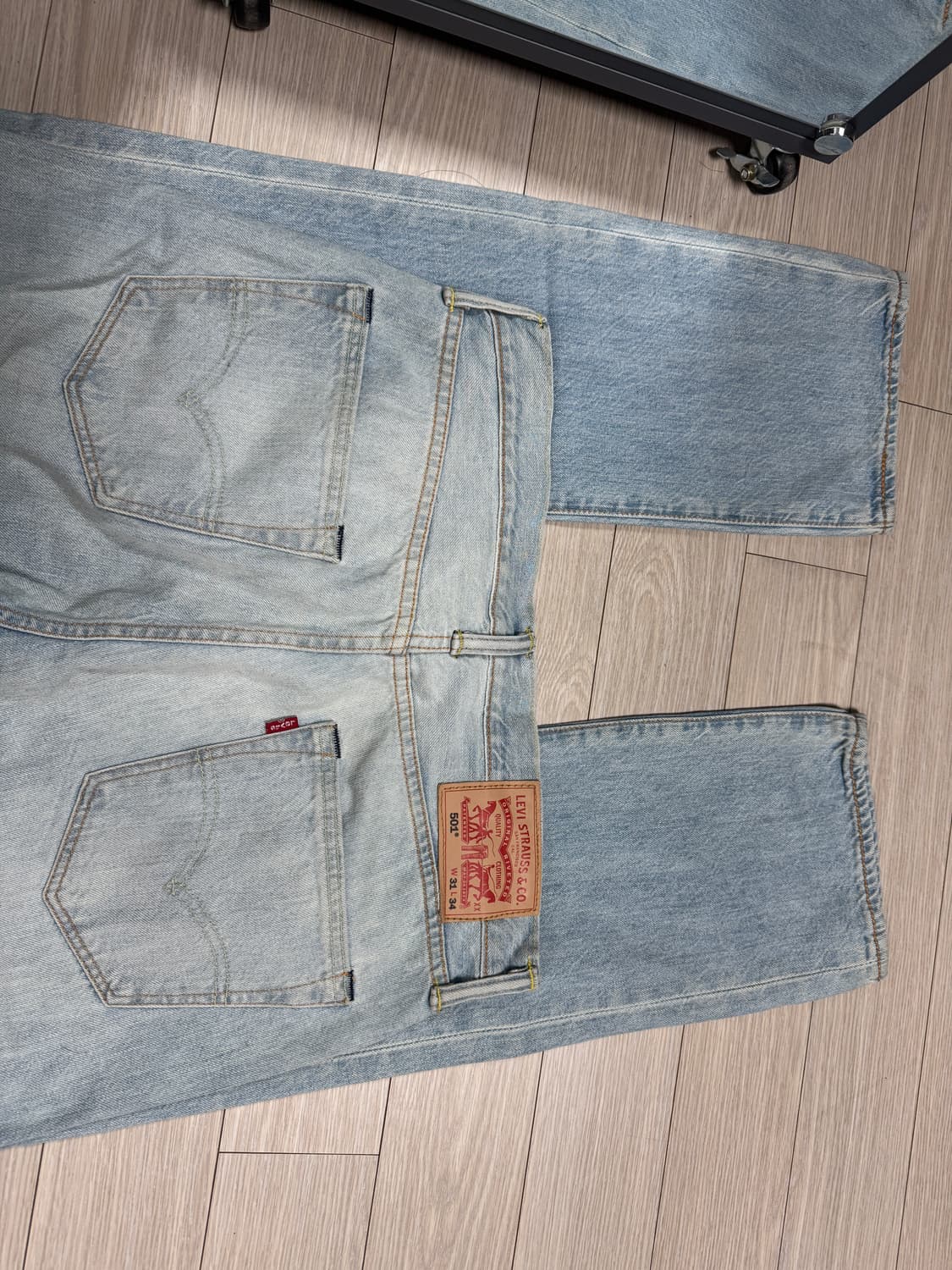 리바이스 501 wahsed denim 상품이미지1