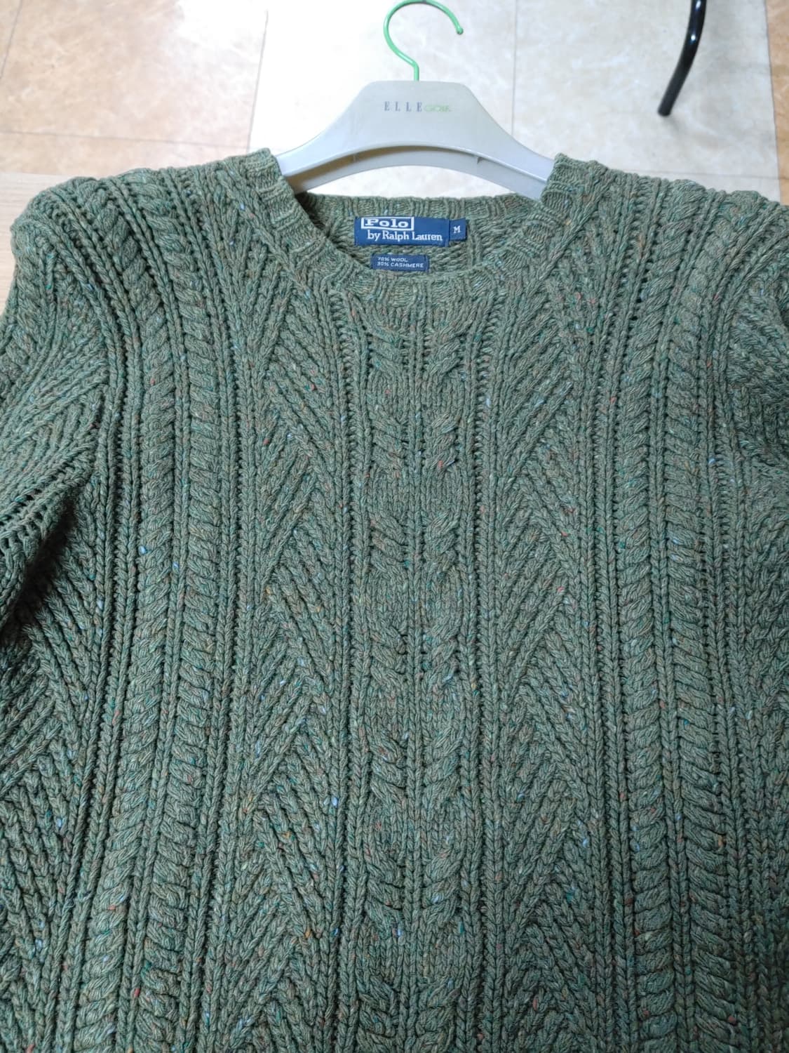 POLO RALPHLAUREN 폴로 랄프로렌 캐시미어함유 라운드 스웨터티 상품이미지6