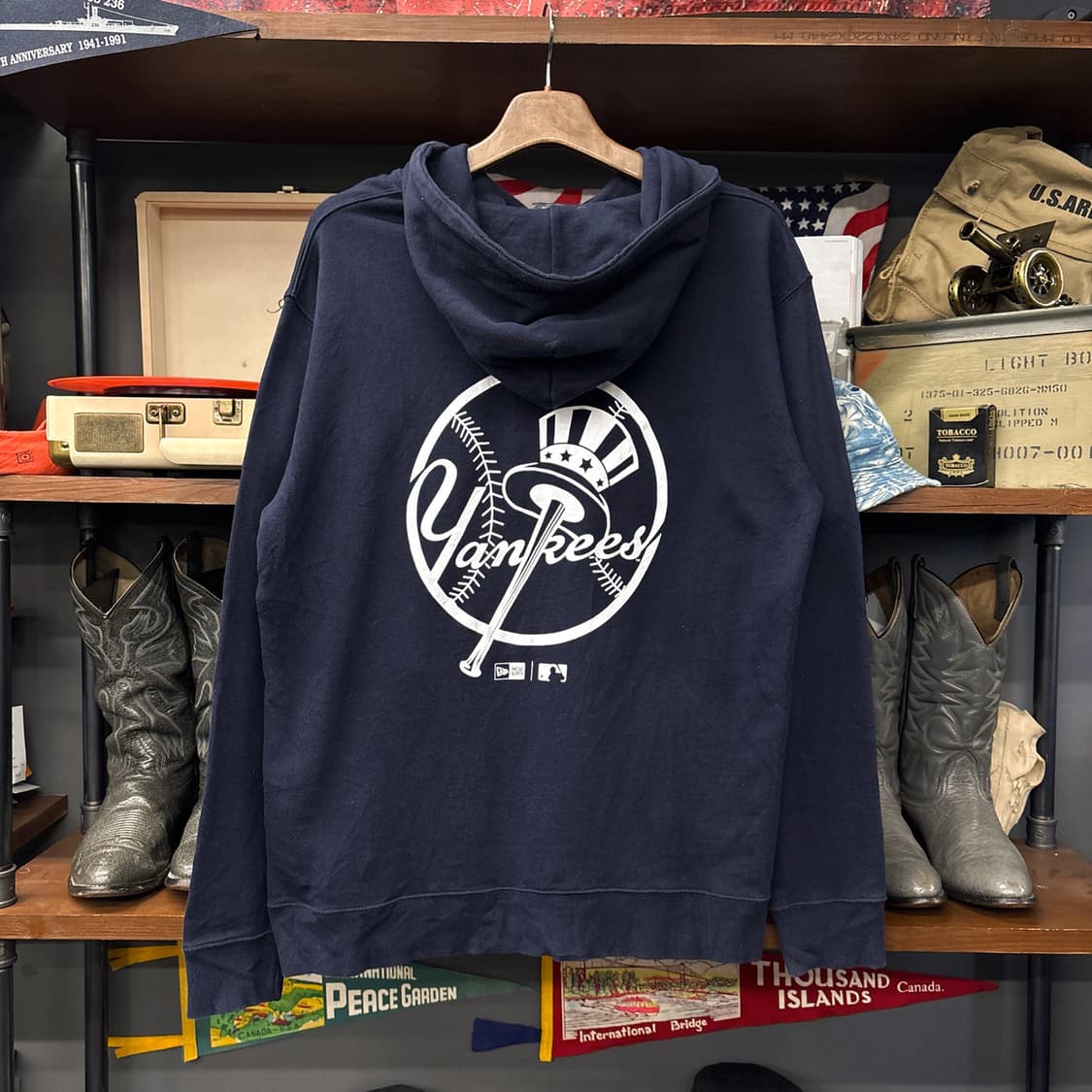 뉴에라 MLB 뉴욕양키스 시그니처 심볼 프린팅 후드티 N1244  상품이미지2